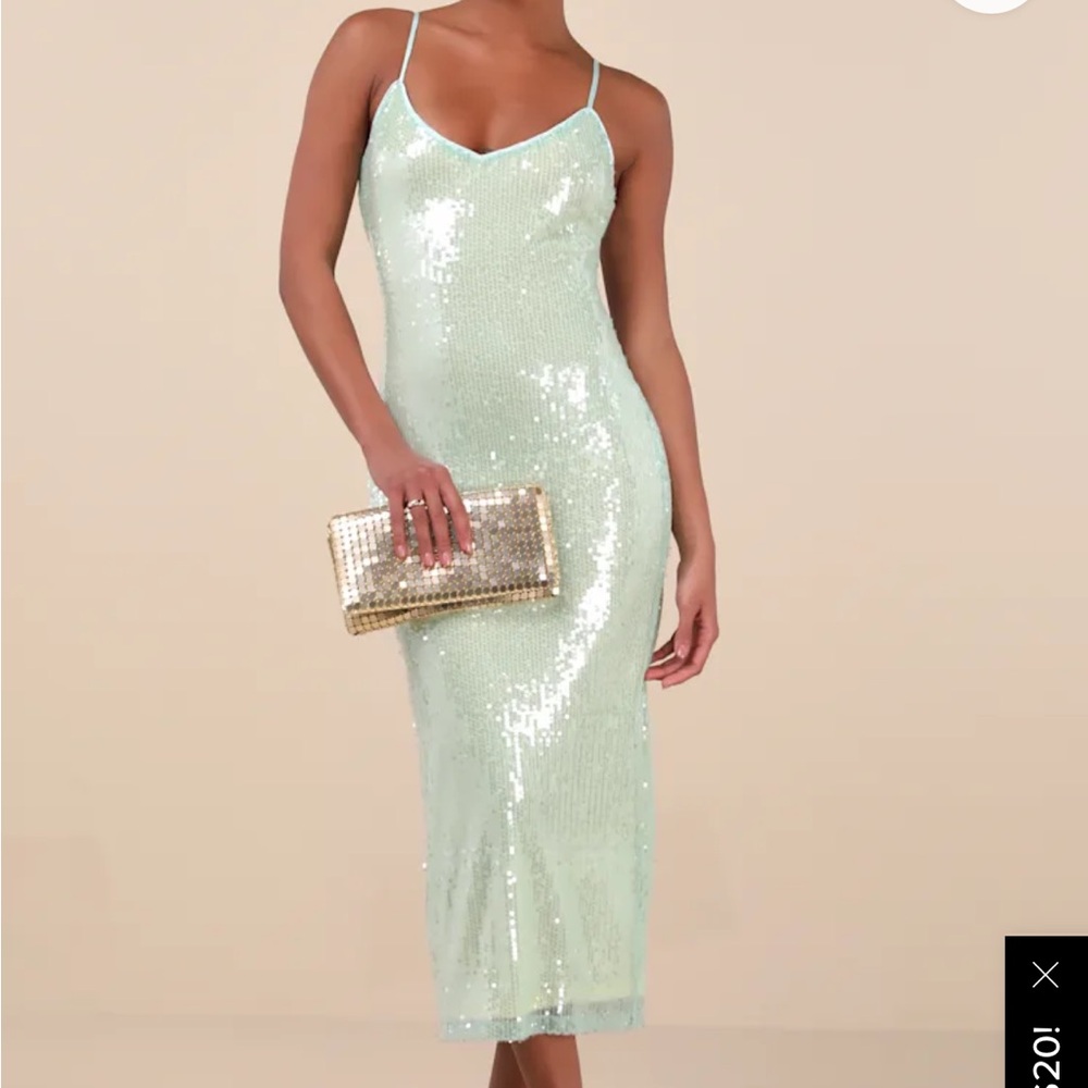 lulus sequin midi dress